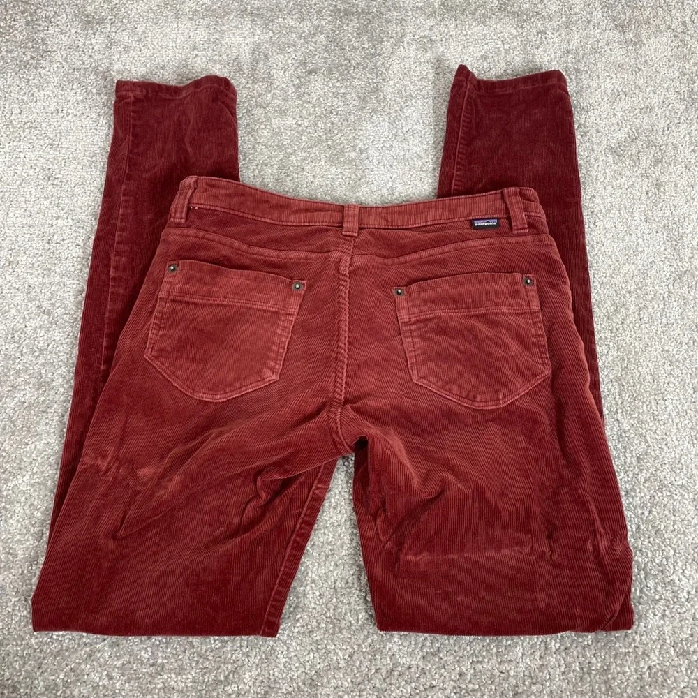 Patagonia Corduroy Pants Womens 29 Fitted Slim Fit (Sz Tag 26) Organic Cotton